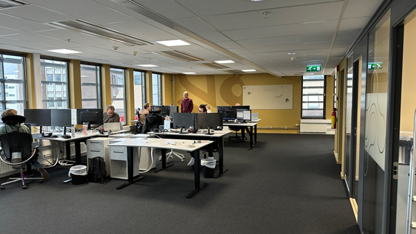 The WATS department, in our new office in Drammen