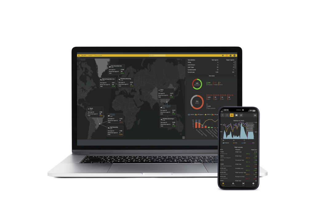 Picture of Dashboard with Global Station Map on mobile and desktop