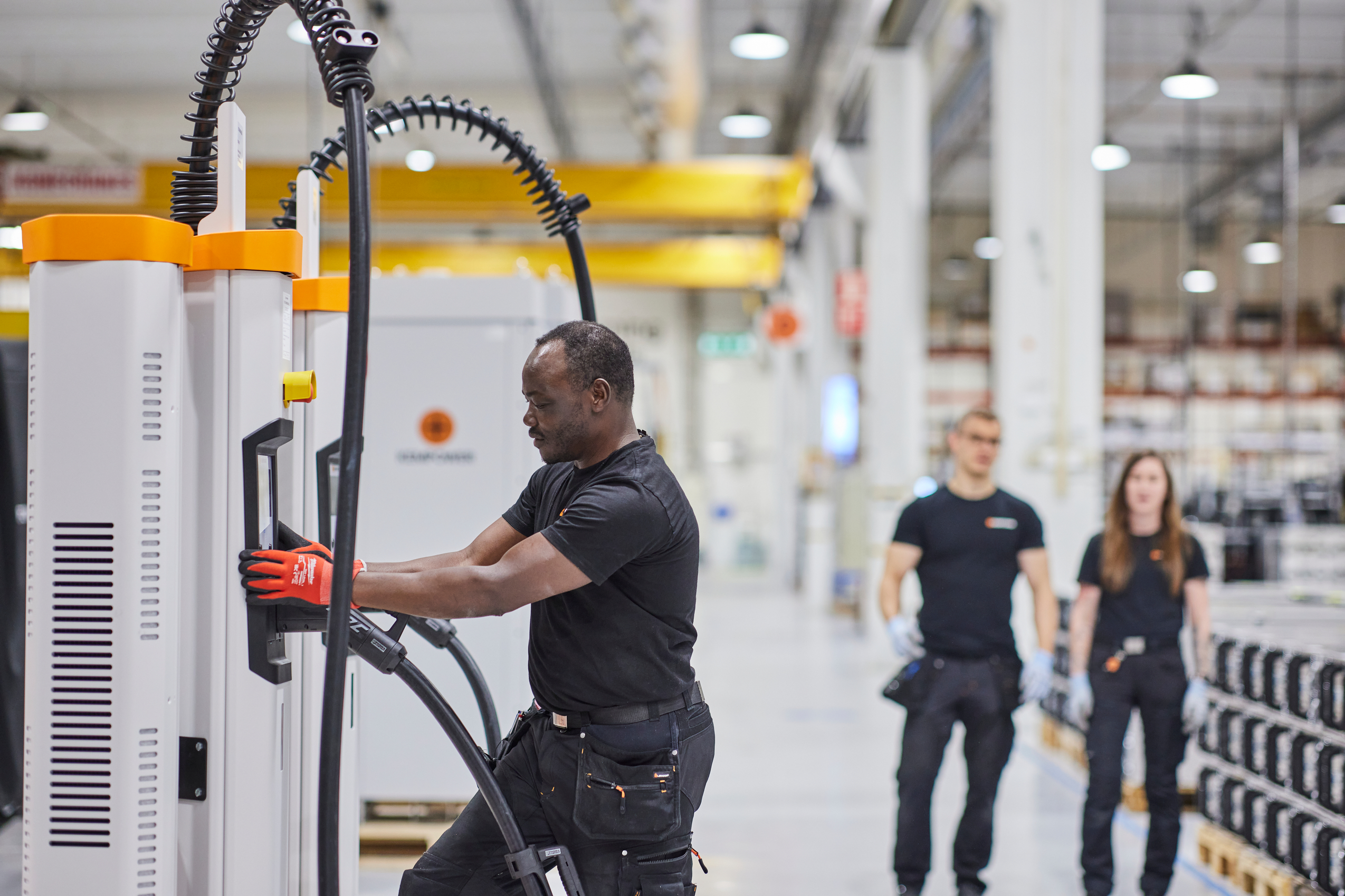 EV Charger in Kempower production